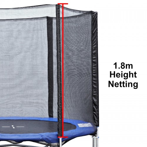 12 ft Trampoline Netting (outside type for 8 straight poles)